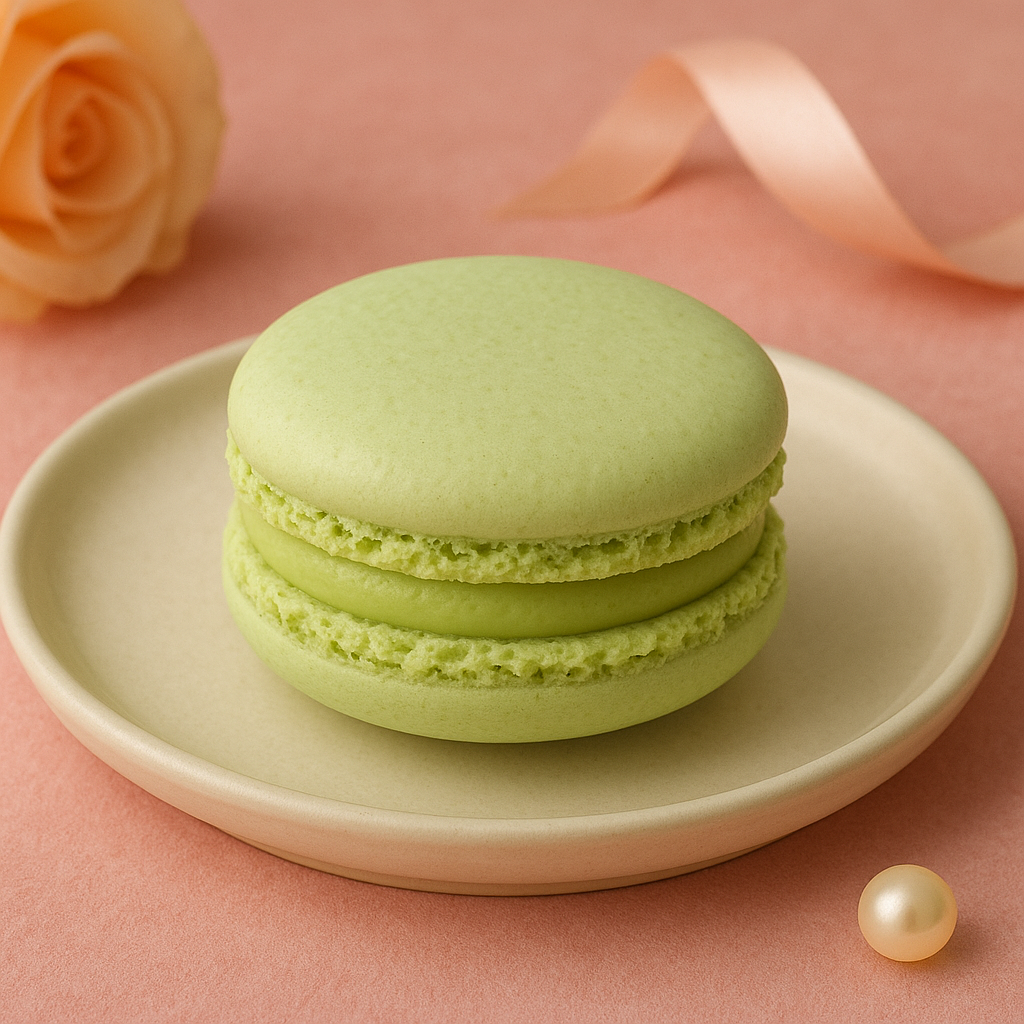 Macaron lime și mentă 