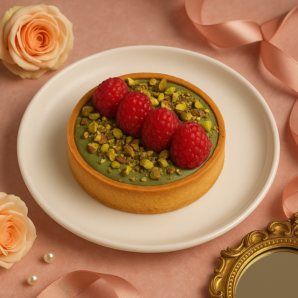 Tarta fistic framboise 