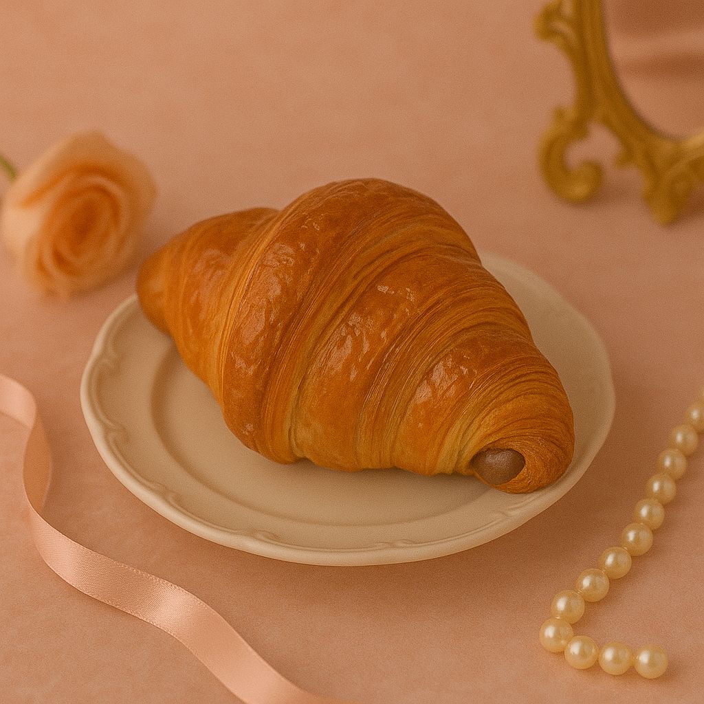 Croissant umplut cu Nutella 
